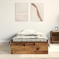 Bedframe met lades met lade Oud hout 100 x 200 cm Bewerkt hout - thumbnail