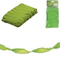 Folat twist slinger crêpepapier groen 6 meter | 24 stuks - thumbnail