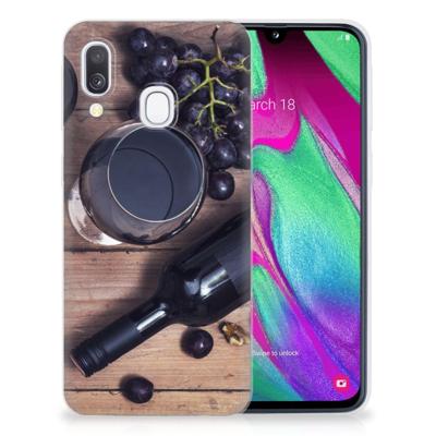 Samsung Galaxy A40 | Siliconen Case | Wijn Samsung Galaxy A40 | Siliconen Case | Wijn