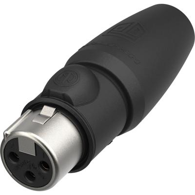 Neutrik NC5FX1-TOP XLR-connector Koppeling, recht Aantal polen: 5 Zwart 1 stuk(s)
