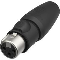 Neutrik NC5FX1-TOP XLR-connector Koppeling, recht Aantal polen: 5 Zwart 1 stuk(s) - thumbnail