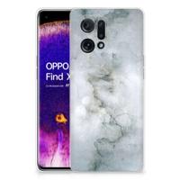 Smartphone hoesje OPPO Find X5 Painting Grey - thumbnail
