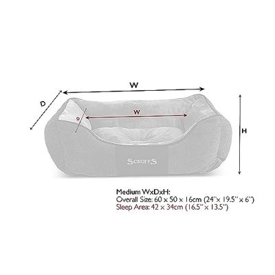 Scruffs Chester Box Bed hondenmand Graphite (grijs) L