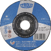 Tyrolit Abs 125x6.0mm a30q-bf basic st/rvs | 10 stuks - thumbnail