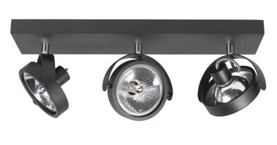 Highlight Spot Malta 3 lichts zwart