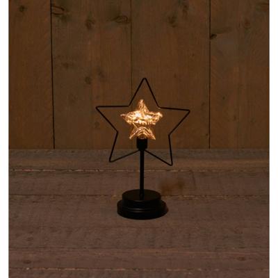 Ster Glas In Metalen Frame 18X9,5X26,5Cm - 3Aa - 6H/18H Timer/On/Off kerstverlichting Anna's Collection - Annas collection Ster Glas In Metalen Frame 18X9,5X26,5Cm - 3Aa - 6H/18H Timer/On/Off kerstverlichting Anna's Collection - Annas collection