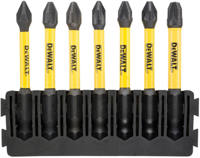 DeWalt Accessoires bitset | houder + impact torsion | 57 mm | pbitset | h1 x1, pbitset | h2 x2, pz1 x1, pz2 x2, pz3 x1 - dt70819-qz - thumbnail