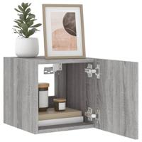 Tv-wandmeubels met LED 2 st 30,5x35x30 cm grijs sonoma eiken - thumbnail