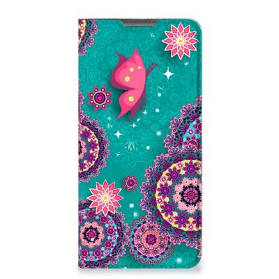 Motorola Moto G52 | Moto G82 | Bookcase | Cirkels en Vlinders Motorola Moto G52 | Moto G82 | Bookcase | Cirkels en Vlinders