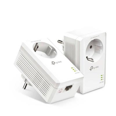 TP-Link TL-PA7017P KIT AV1000 Gigabit Passthrough Powerline Starterset Powerline Wit TP-Link TL-PA7017P KIT AV1000 Gigabit Passthrough Powerline Starterset Powerline Wit