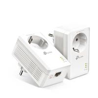 TP-Link TL-PA7017P KIT AV1000 Gigabit Passthrough Powerline Starterset Powerline Wit - thumbnail