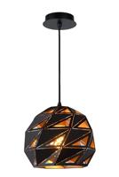 Lucide MALUNGA - Hanglamp - Ø 25 cm - 1xE27 - Zwart - thumbnail