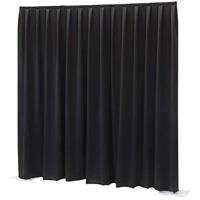 Wentex P&D Curtain Dimout 300x400 Pipe & Drape geplooid gordijn zwart - thumbnail