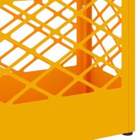 VidaXL Paraplu standaard mosterdgeel 28 x 12 x 41 cm staal - thumbnail