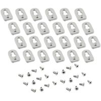 Hammond Electronics 1557FOOTGY-24 Montagevoet ABS Grijs 24 stuk(s) - thumbnail