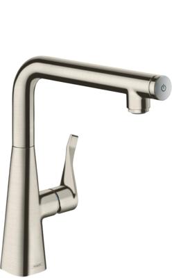 Hansgrohe Metris Select M71 ééngreeps keukenmengkraan 260, rvs look