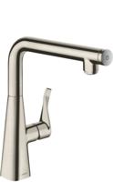 Hansgrohe Metris Select M71 ééngreeps keukenmengkraan 260, rvs look - thumbnail