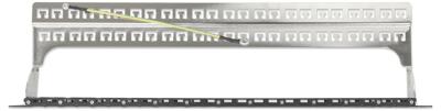 Intellinet 48-Port Patchpanel geschirmt und unbestückt 1 HE schwarz für Keystone-Jacks Patchpaneel 483 mm (19) Zonder connectoren 1 HE Zwart Niet ingericht