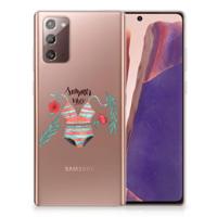 Samsung Note 20 Telefoonhoesje met Naam Boho Summer - thumbnail