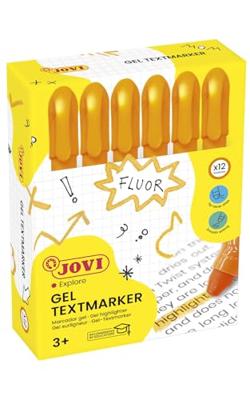 Fluoriscerende Markeerstift Jovi Jovi!neon Oranje 12 Onderdelen
