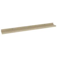 VidaXL Wandplanken 2 st sonoma eiken 80x9x3 cm - thumbnail