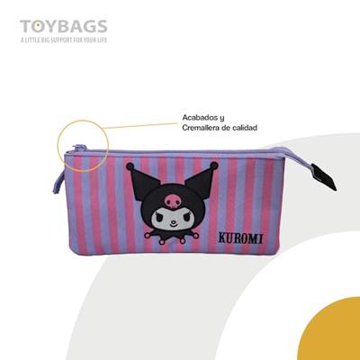 Pennenetui met 3 vakken Kuromi 44 x 30 x 20 cm Pennenetui met 3 vakken Kuromi 44 x 30 x 20 cm