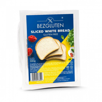 Bezgluten Wit brood gesneden glutenvrij 300 Gram - thumbnail