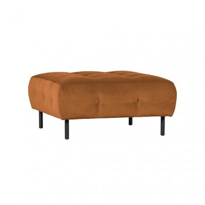 WOOOD Hocker 'Lloyd' Velvet, kleur Cinnamon