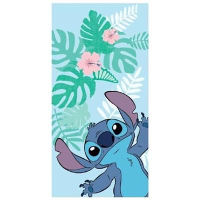 Lilo & Stitch Strandlaken - 140 x 70 cm. - Disney Stitch handdoek - sneldrogend