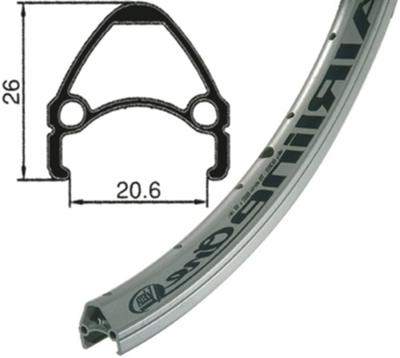 Ryde Velg 20x1.75 / 406 andra 40 zwart 36