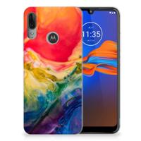 Smartphone hoesje Motorola Moto E6 Plus Watercolor Dark - thumbnail