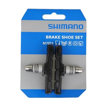 Shimano Remblokken m70t4 v-brake rubber zwart/zilver