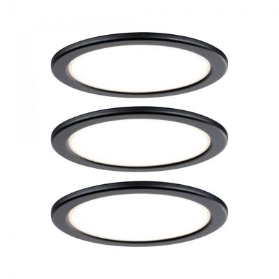 Paulmann LED-kastlamp LED LED vast ingebouwd 9 W Warmwit Zwart Paulmann LED-kastlamp LED LED vast ingebouwd 9 W Warmwit Zwart