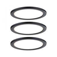 Paulmann LED-kastlamp LED LED vast ingebouwd 9 W Warmwit Zwart - thumbnail