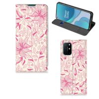 OnePlus 8T Smart Cover Pink Flowers - thumbnail