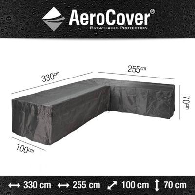 AeroCover hoeksethoes lage rug 330x255x100x70cm
