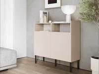 Dressoir JULIE 2 deuren acacia/kasjmier - thumbnail