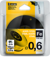 Draadspoel Ø 100 mm - staal Ø 0,6 mm 0.9 kg Toparc 086593 - thumbnail