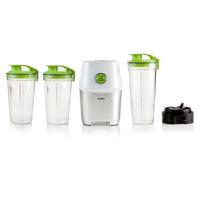 Domo DO700BL blender 0,71 l Blender voor op aanrecht Metallic, Wit 1000 W - thumbnail