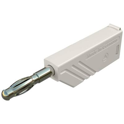 SKS Hirschmann LAS N WS Au Lamellenstekker Stekker, recht Stift-Ø: 4 mm Wit 1 stuk(s) SKS Hirschmann LAS N WS Au Lamellenstekker Stekker, recht Stift-Ø: 4 mm Wit 1 stuk(s)