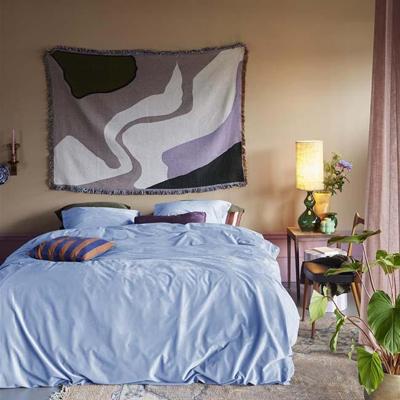 At Home At home by Beddinghouse Dekbedovertrek Tender Mid Blue 240x200/220 cm