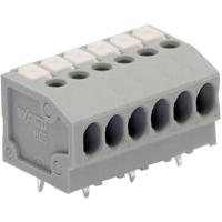 WAGO 805-104 Veerkrachtklemblok 1.50 mm² Aantal polen 4 Grijs 1 stuk(s) - thumbnail