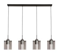Freelight Hanglamp Interno 4 lichts L 120 cm zwart - thumbnail