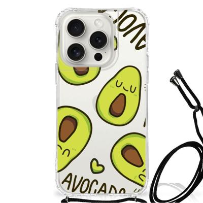 iPhone 15 Pro Stevig | Bumper Hoesje | Avocado Singing iPhone 15 Pro Stevig | Bumper Hoesje | Avocado Singing