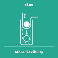 Hansgrohe Tecturis S 3-gats ééngreeps badrandmengkraan met sBox, chroom - thumbnail