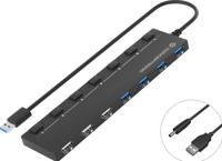 Conceptronic HUBBIES09B interface hub USB Type-A 5000 Mbit/s Zwart - thumbnail