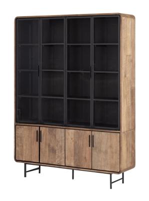 DTP Home Vitrinekast 'Evo' Teakhout, 220 x 160cm
