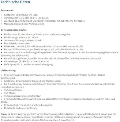 Esotec Waterdrops zonnecel watersysteem