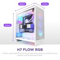 NZXT H7 Flow (2024) RGB wit - thumbnail