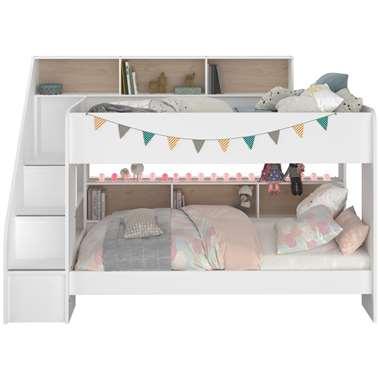 Stapelbed Sam - wit - 90x200 cm